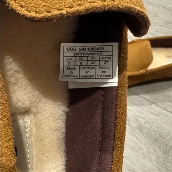🆕 UGG men’s AdlerTan Suede Slip-Ons size 9 - Picture 9 of 11